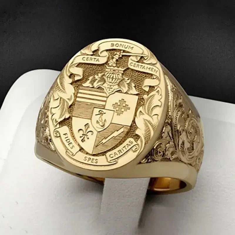 Vintage Chic Godfather Ring ZENDROP