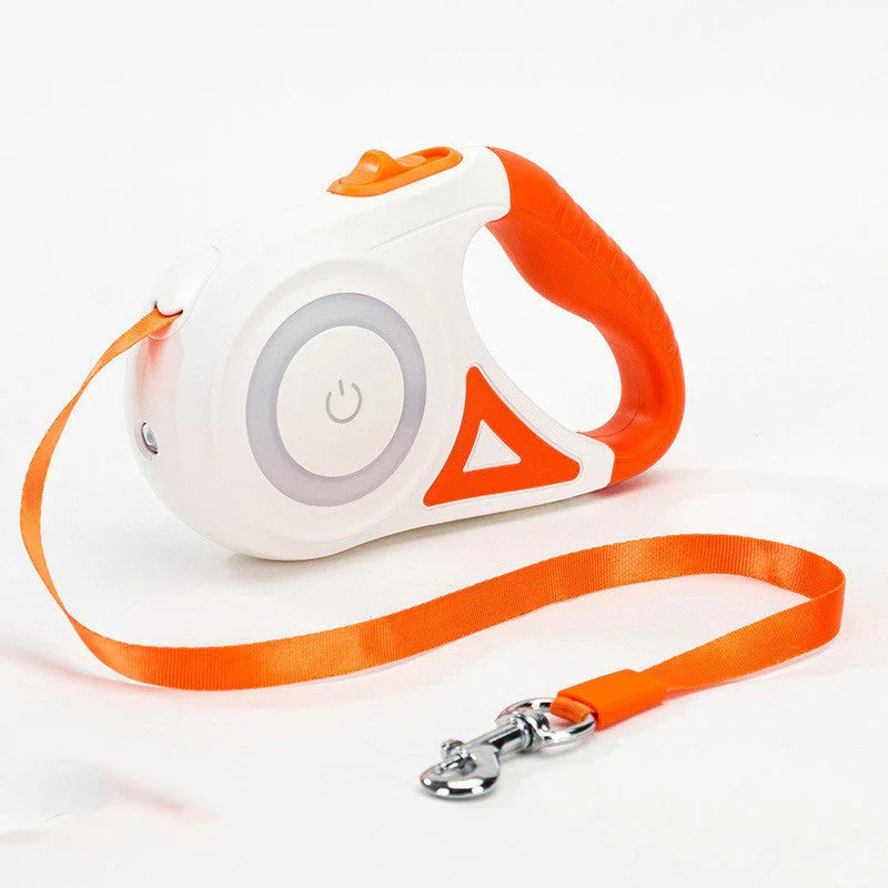Dog Leash Retractable Leash And Dog Collar Spotlight Automatic Pet Dog Cat Traction Rope For Small Medium Dogs Pet Product CJDROPSHIPPING