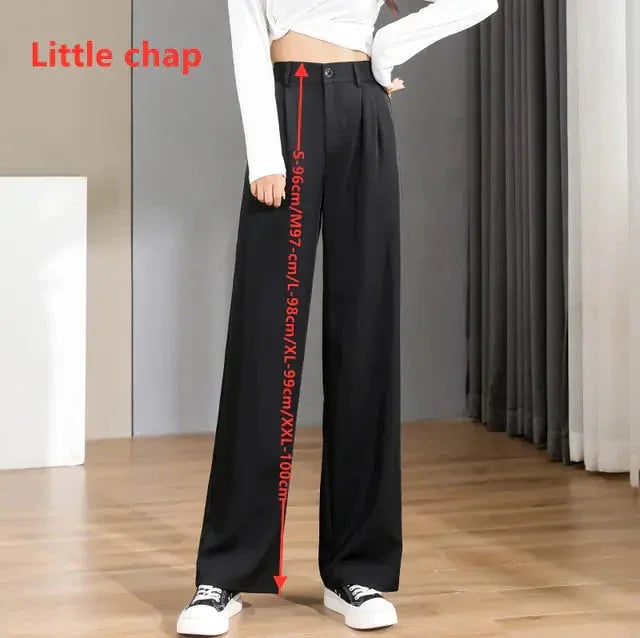 Women Chic Office Wear Straight Pants ZENDROP