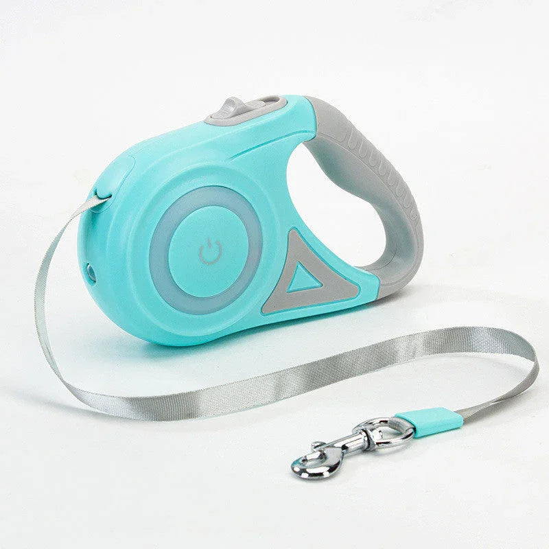 Dog Leash Retractable Leash And Dog Collar Spotlight Automatic Pet Dog Cat Traction Rope For Small Medium Dogs Pet Product CJDROPSHIPPING
