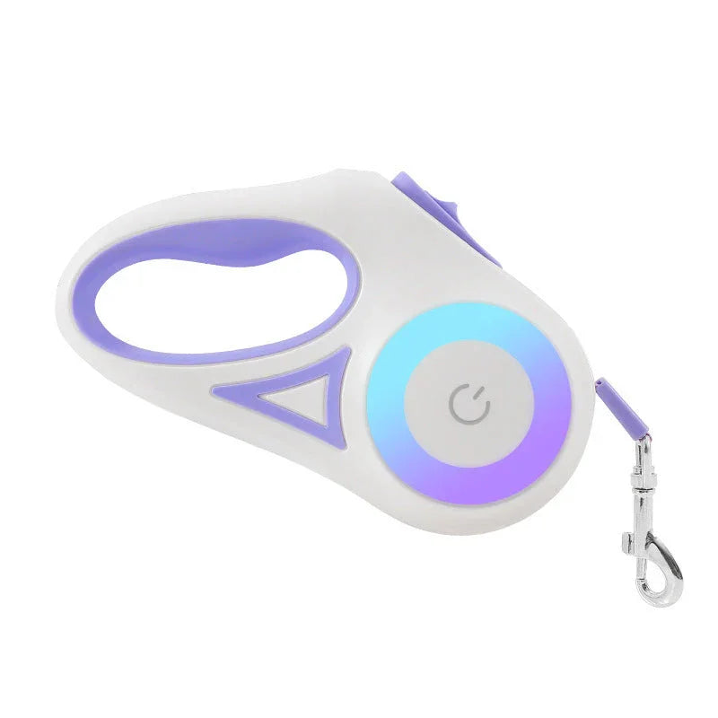 Dog Leash Retractable Leash And Dog Collar Spotlight Automatic Pet Dog Cat Traction Rope For Small Medium Dogs Pet Product CJDROPSHIPPING