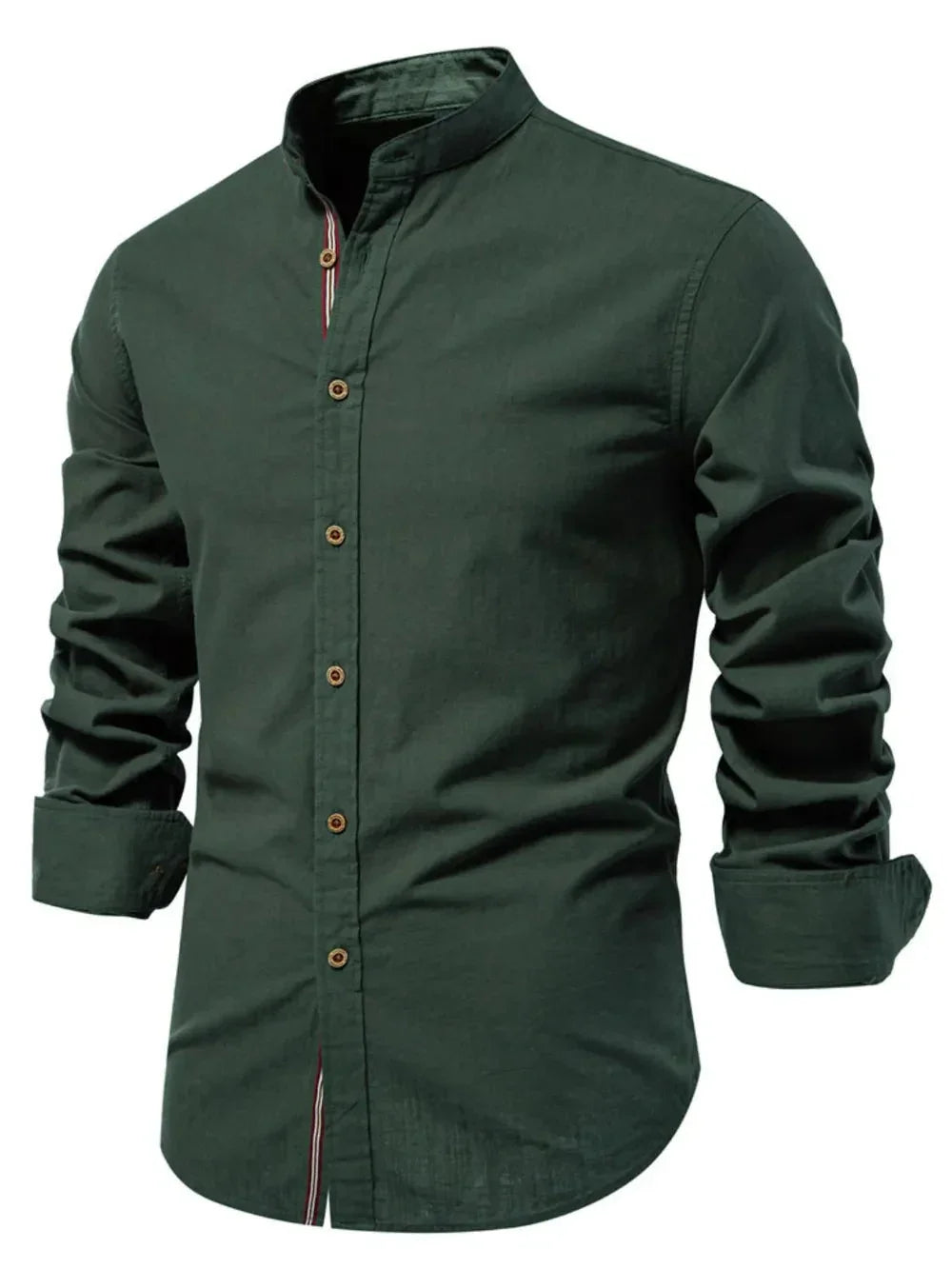 Men's Full Size Button Down Embroidered Shirt Plus Size eprolo