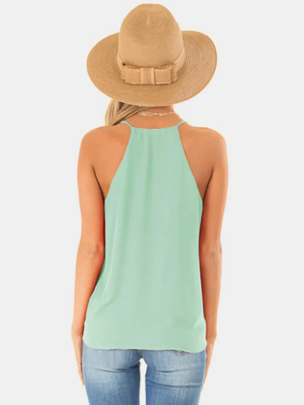 Surplice Spaghetti Strap Top eprolo