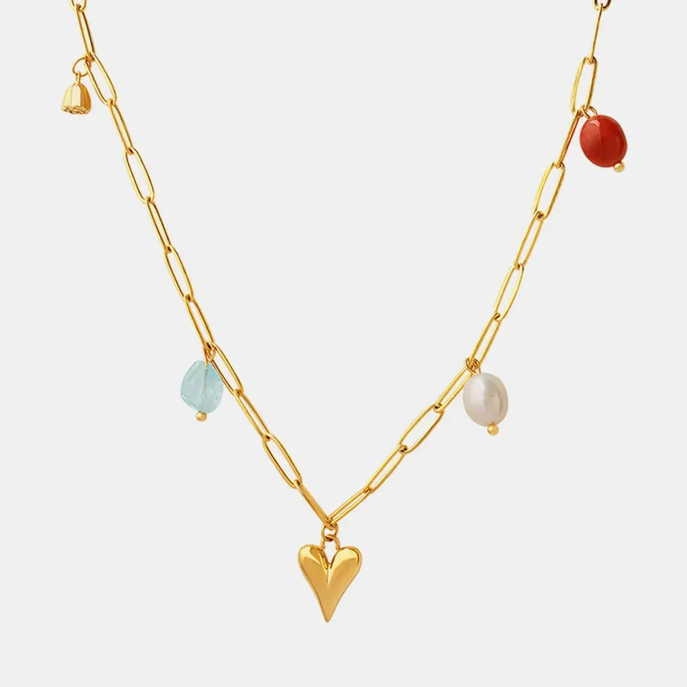 Titanium Steel Heart Pendant Necklace eprolo