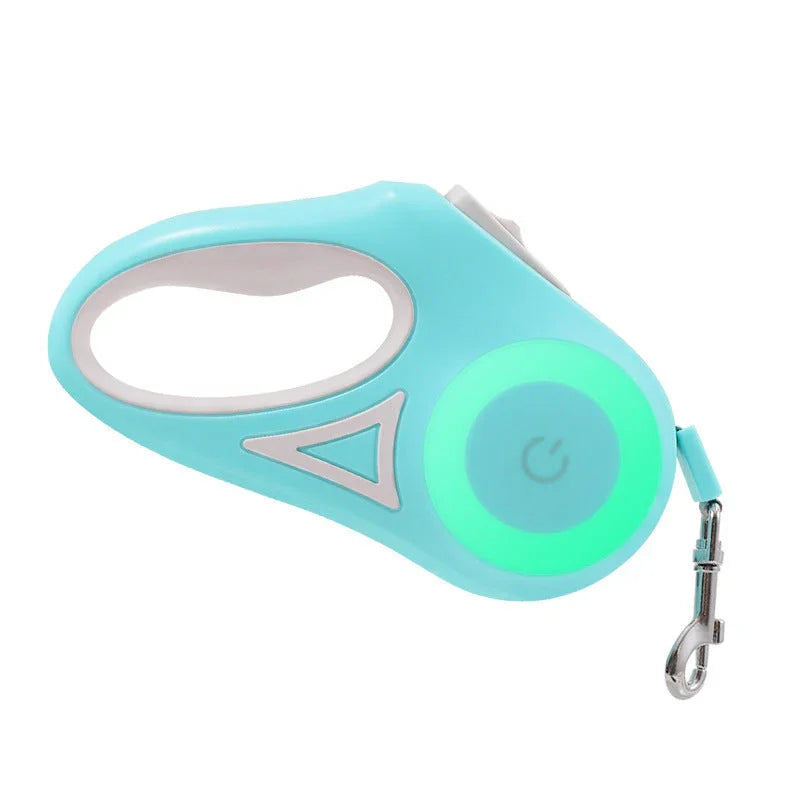 Dog Leash Retractable Leash And Dog Collar Spotlight Automatic Pet Dog Cat Traction Rope For Small Medium Dogs Pet Product CJDROPSHIPPING