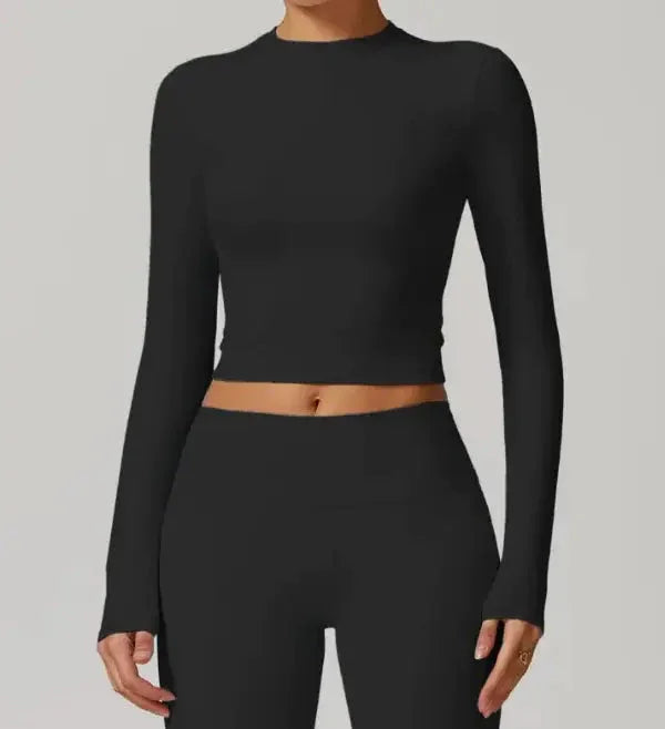 Slim Fit Long Sleeve Yoga Wear ZENDROP