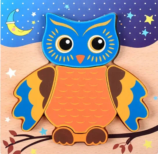 Woodland Creature 3D Puzzle Kit ZENDROP