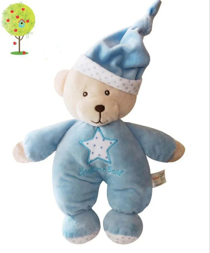 Children's plush dolls, infants, sleeping, soothing teddy bears, cartoon animal dolls CJDROPSHIPPING