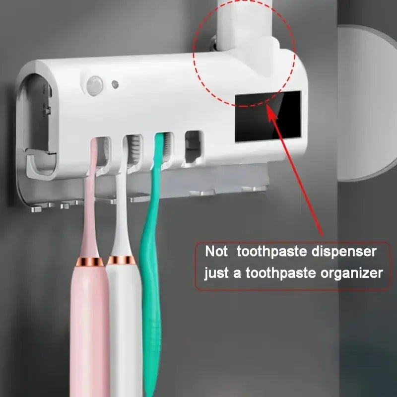Toothbrush UV Sterilizer with Wall Mounted Holder (1pc) ZENDROP