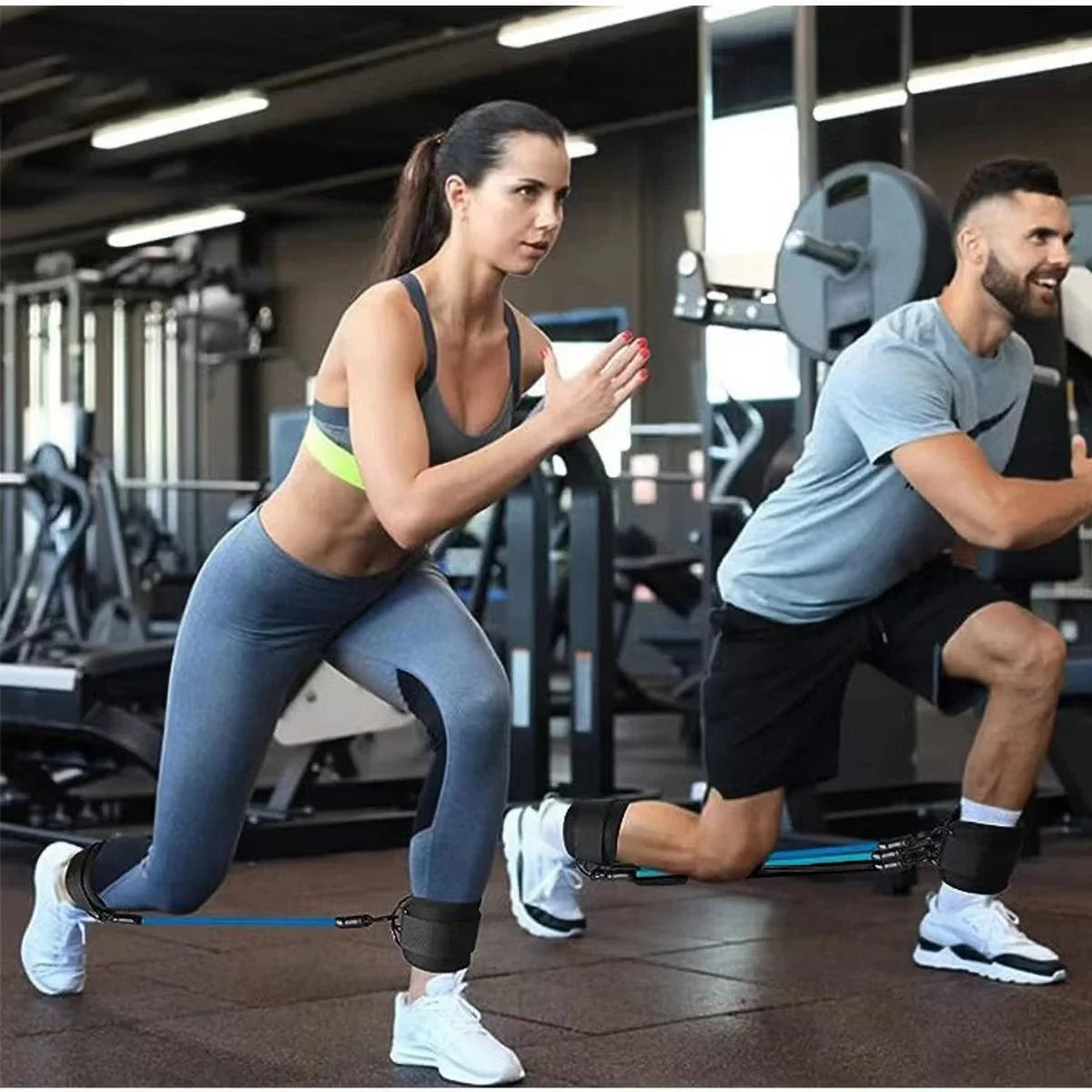 Ankle Strap Resistance Bands Hip Leg Strength Pull Rope Fitness Elastic Training Home Yoga Pilate Crossfit Workout Gym Equipment CJDROPSHIPPING