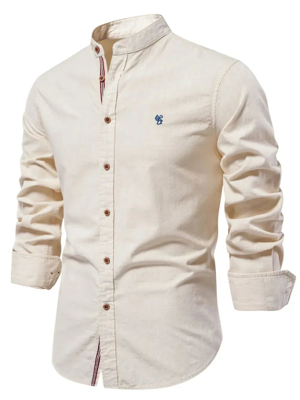 Men's Full Size Button Down Embroidered Shirt Plus Size eprolo