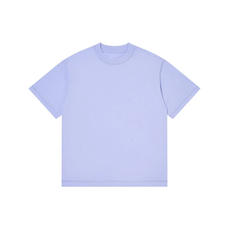 Ice cotton sunscreen cool t-shirt men's solid color breathable casual summer short-sleeved clothes