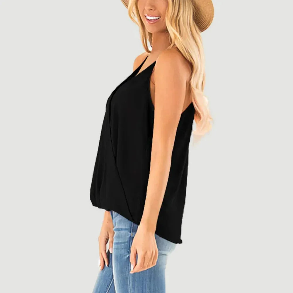 Surplice Spaghetti Strap Top eprolo