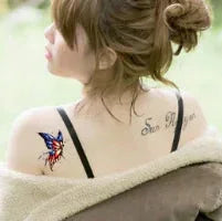 Waterproof 3D Butterfly Flower Temporary Tattoo Stickers ZENDROP
