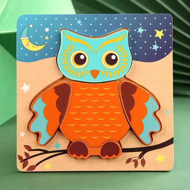 Woodland Creature 3D Puzzle Kit ZENDROP
