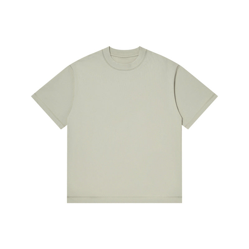 Ice cotton sunscreen cool t-shirt men's solid color breathable casual summer short-sleeved clothes