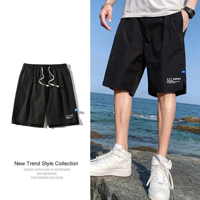 Ice Silk Shorts Mens Summer Thin Outwear Quick Drying Casual Pants Mens Five Point Trend Beach Basketball Sports Pants eprolo