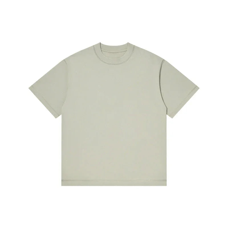 Ice cotton sunscreen cool t-shirt men's solid color breathable casual summer short-sleeved clothes