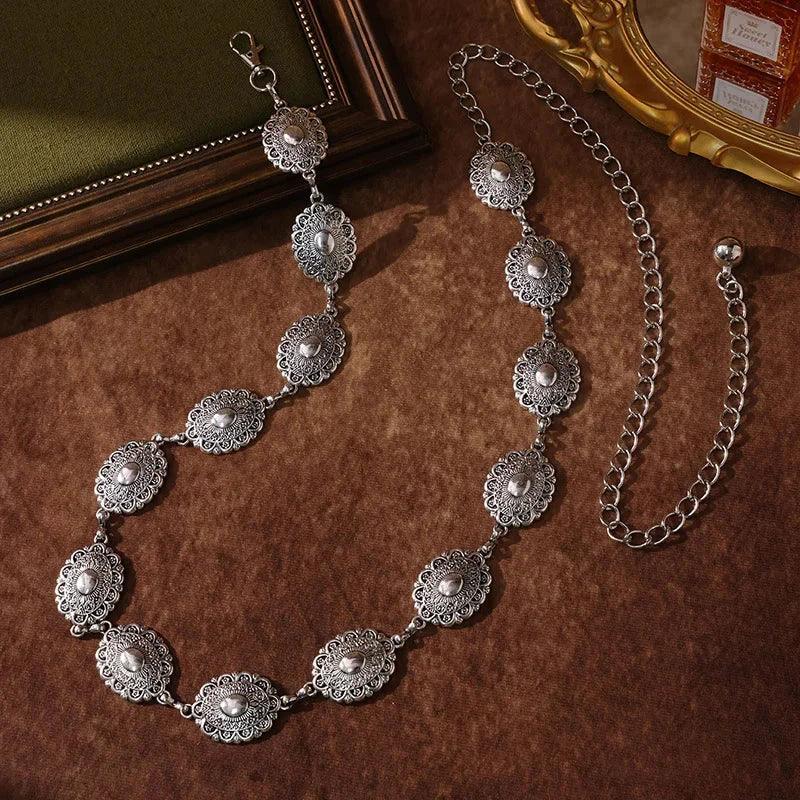 Retro Carved Waist Chain