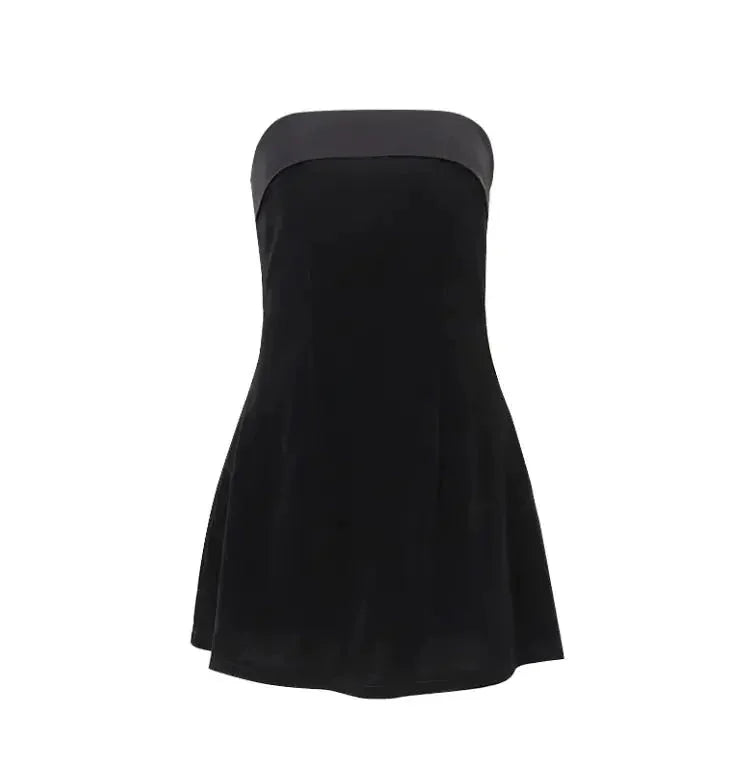 Women's Clothing Fashion Girl Backless Off-neck Tube Top Dress Women ZENDROP