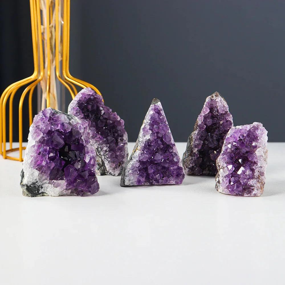 Natural Amethyst Cluster Decoration ZENDROP