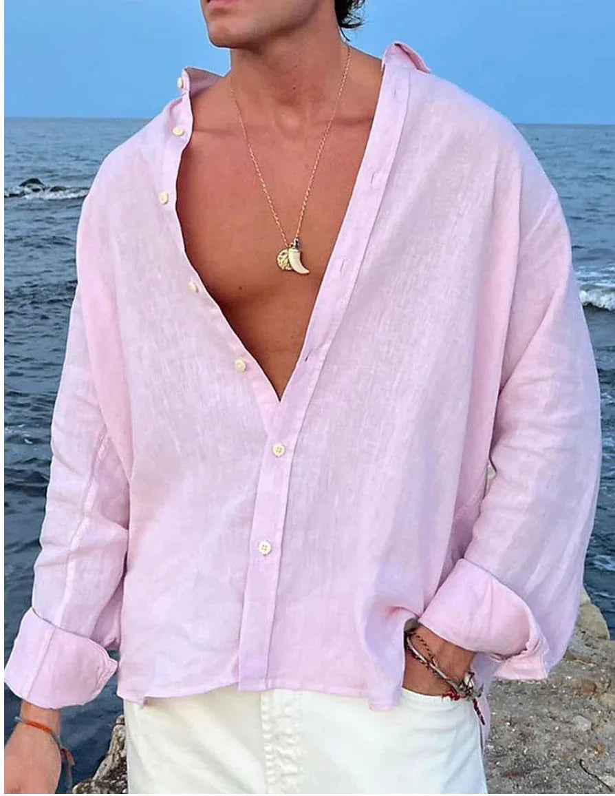 Men's Outdoor Daily Shirts, Holiday Streetwear, Basic Casual CJDROPSHIPPING