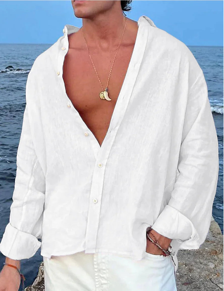 Men's Outdoor Daily Shirts, Holiday Streetwear, Basic Casual CJDROPSHIPPING