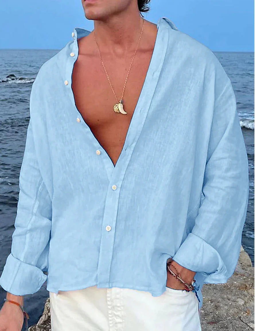 Men's Outdoor Daily Shirts, Holiday Streetwear, Basic Casual CJDROPSHIPPING