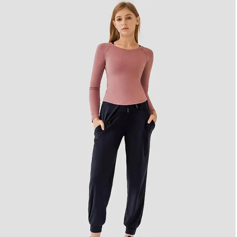 Slim Fit Feel Yoga Wear for Women - Fitness Top ZENDROP