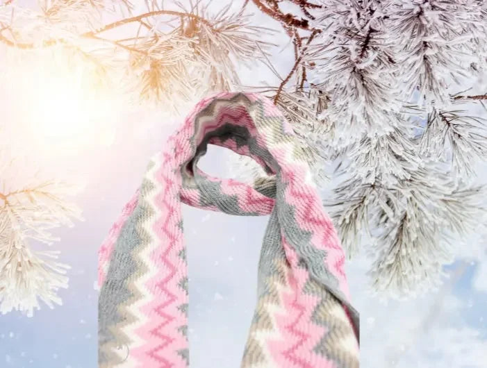 Stunning Multi coloured curvy stripes Unisex Scarves