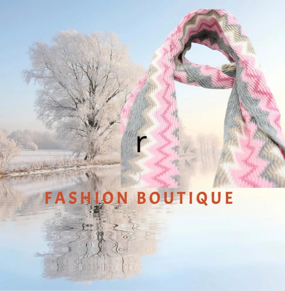 Stunning Multi coloured curvy stripes Unisex Scarves