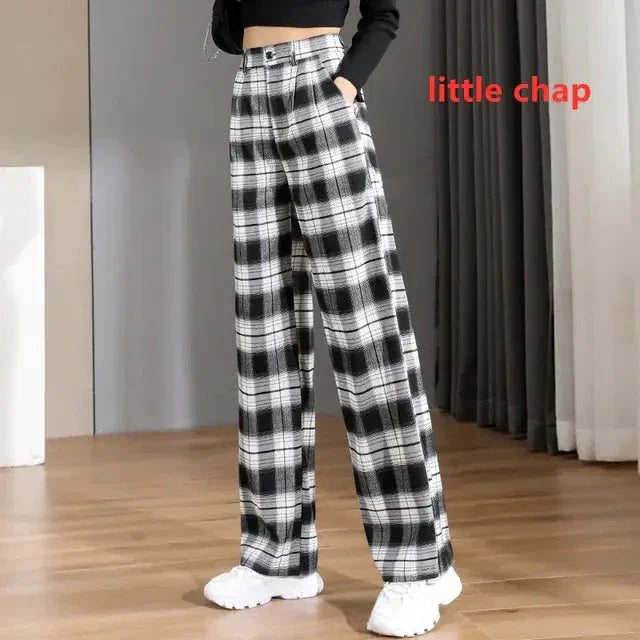 Women Chic Office Wear Straight Pants ZENDROP