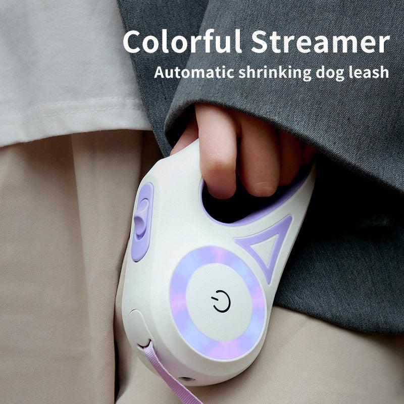 Dog Leash Retractable Leash And Dog Collar Spotlight Automatic Pet Dog Cat Traction Rope For Small Medium Dogs Pet Product CJDROPSHIPPING