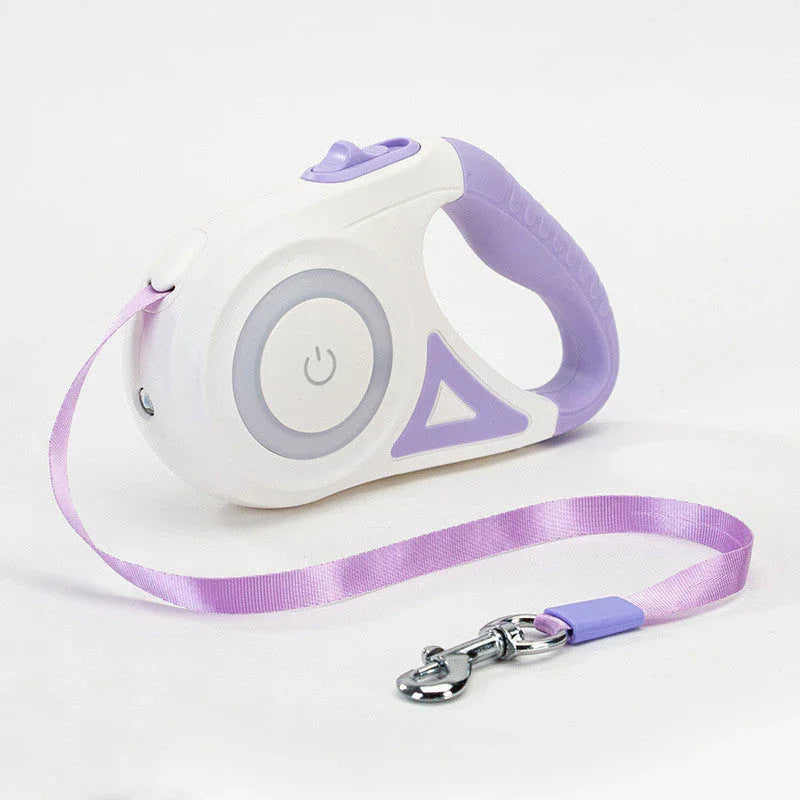 Dog Leash Retractable Leash And Dog Collar Spotlight Automatic Pet Dog Cat Traction Rope For Small Medium Dogs Pet Product CJDROPSHIPPING
