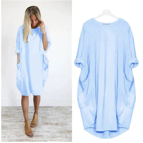 WOLFF Casual Comfort Long-Sleeve Dress ZENDROP