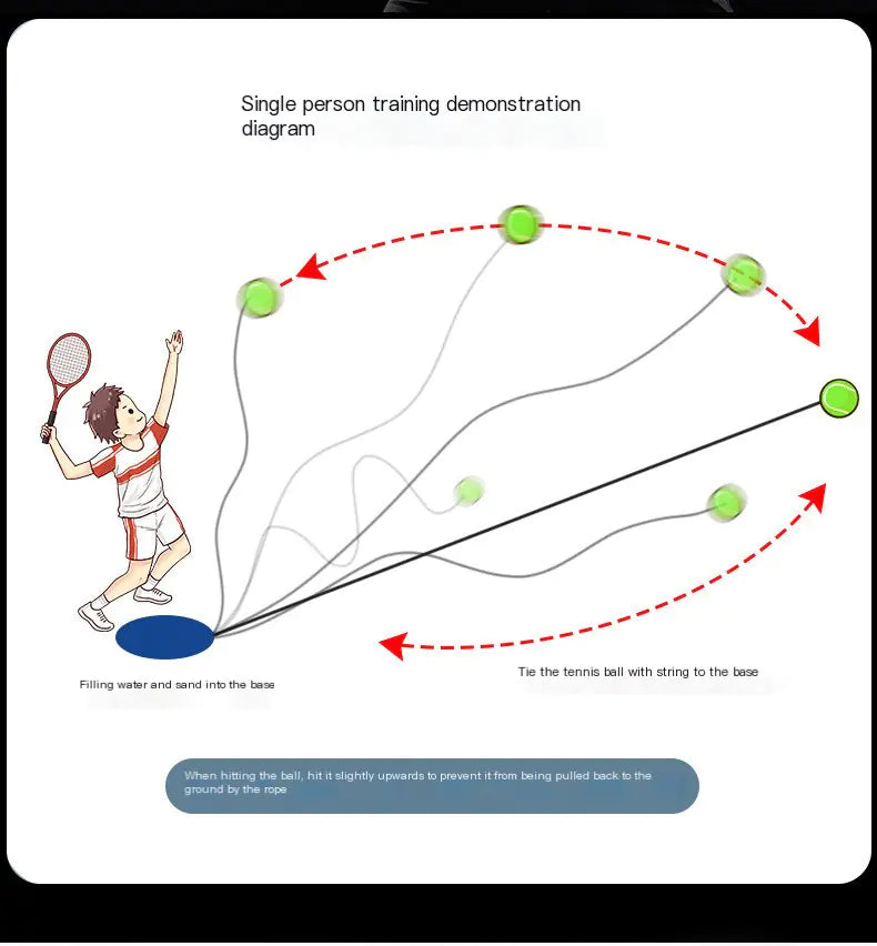 Rebound Ball Tennis Trainer ZENDROP