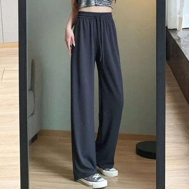 Women Chic Office Wear Straight Pants ZENDROP