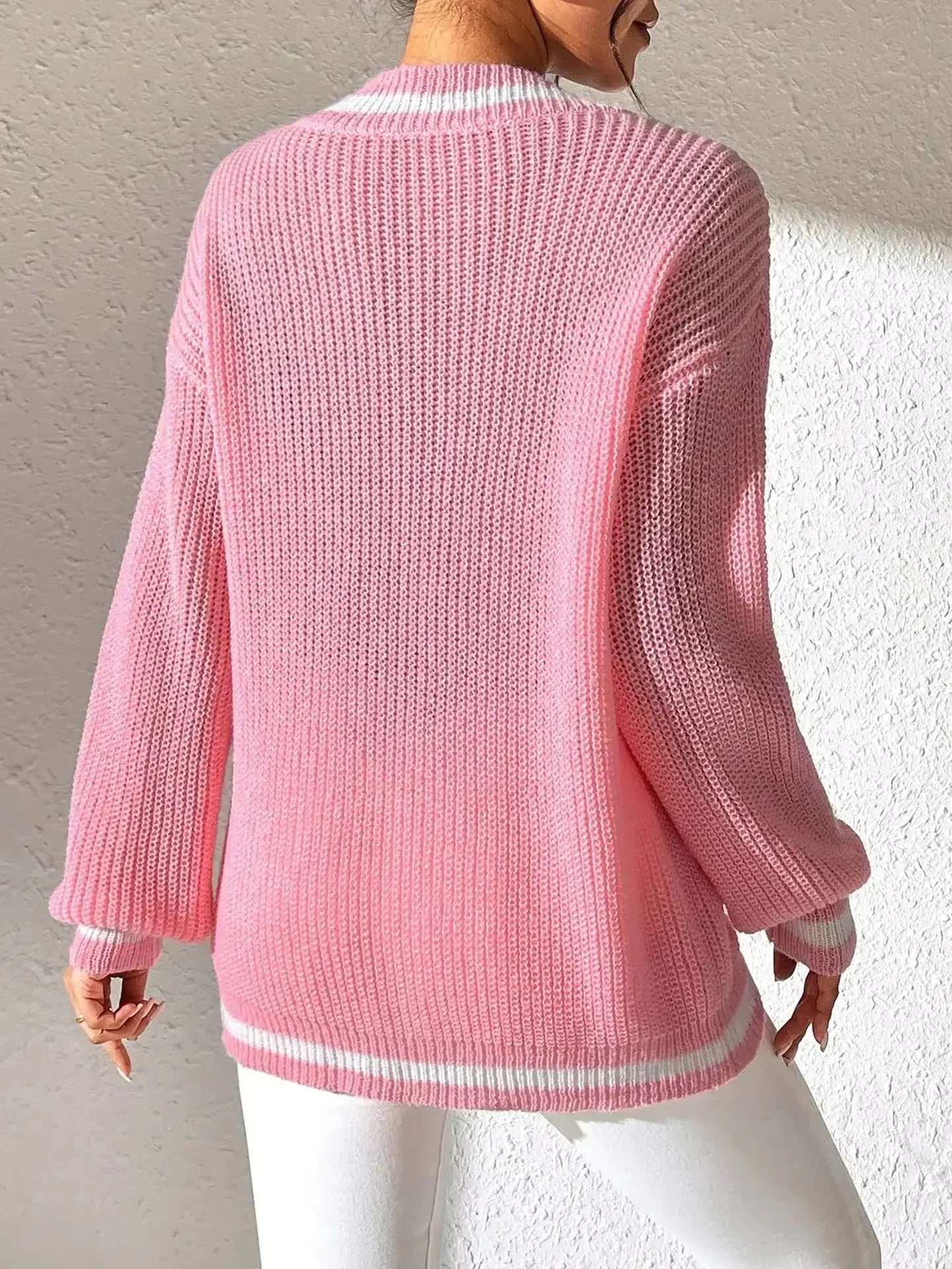V-Neck Knitted Sweater Vest ZENDROP