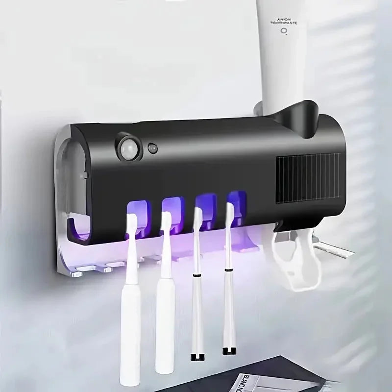 Toothbrush UV Sterilizer with Wall Mounted Holder (1pc) ZENDROP