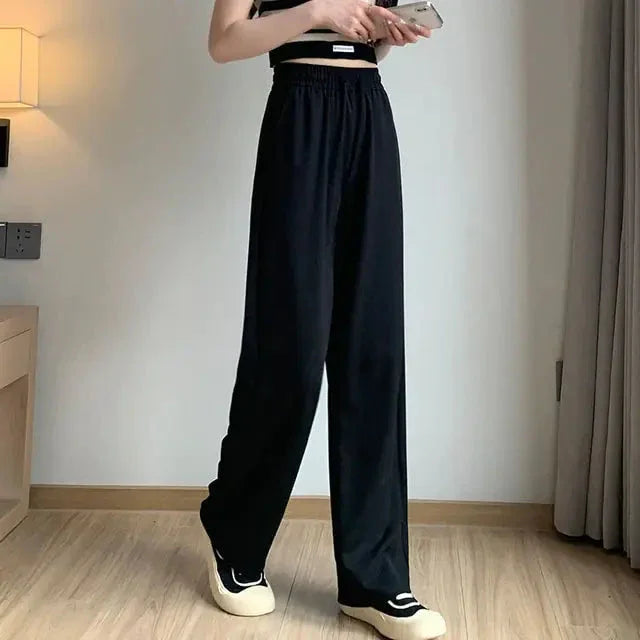 Women Chic Office Wear Straight Pants ZENDROP