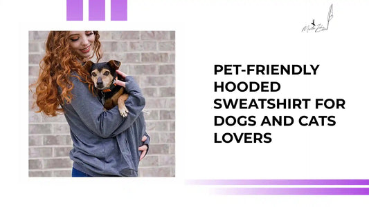Pet-friendly Hooded Sweatshirt for Dogs and Cats lovers by@Outfy