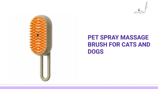 Pet Spray Massage Brush for Cats and Dogs by@Outfy