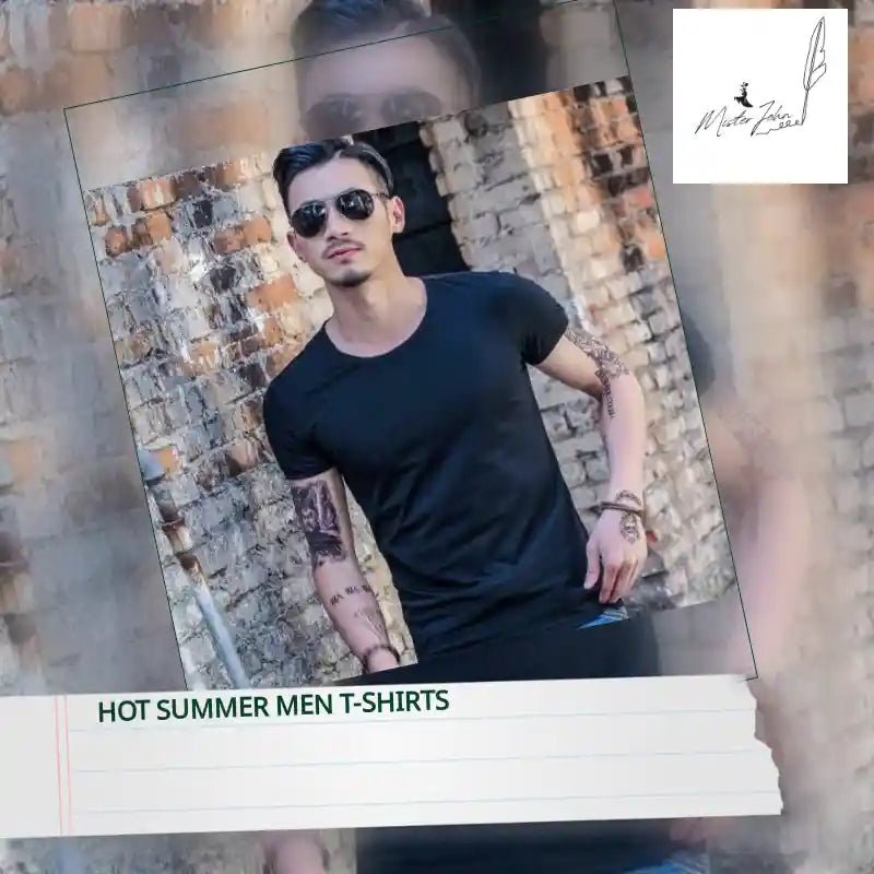 Hot Summer Men T-Shirts by@Outfy