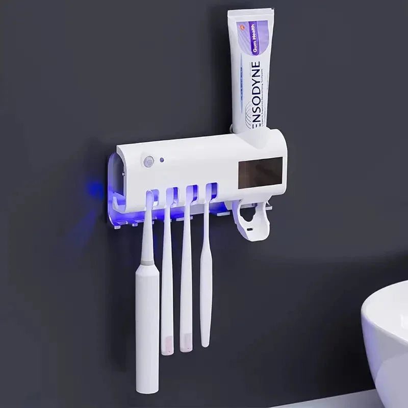 Toothbrush UV Sterilizer with Wall Mounted Holder (1pc) ZENDROP