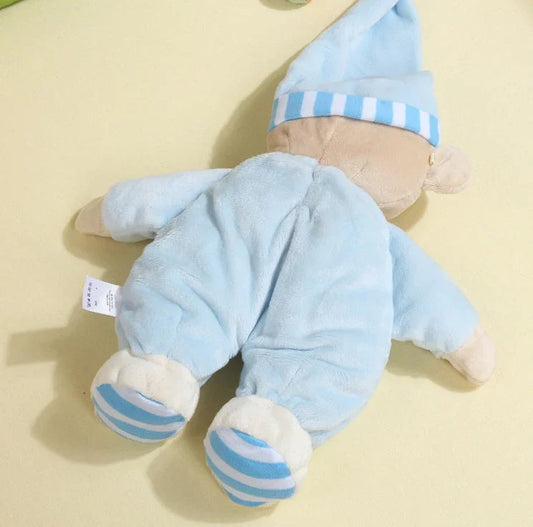 Children's plush dolls, infants, sleeping, soothing teddy bears, cartoon animal dolls CJDROPSHIPPING
