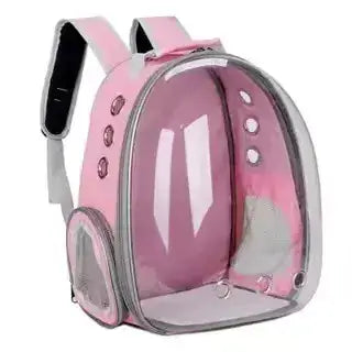 Transparent Pet Backpack for Cats and Small Dogs