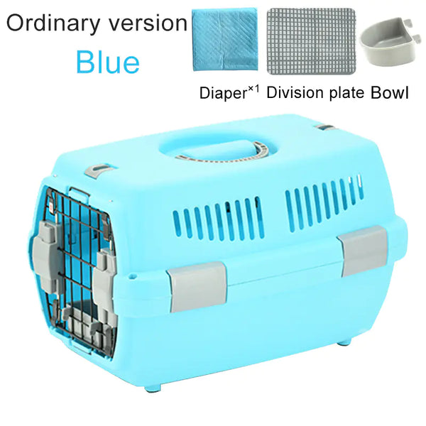 Portable Pet Airline Carrier for Dogs and Cats