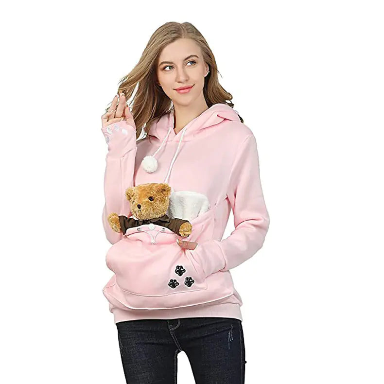 Pet-friendly Hooded Sweatshirt for Dogs and Cats lovers