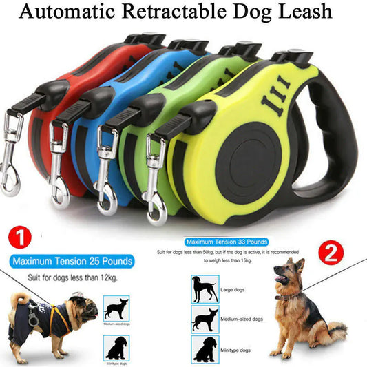 Smart Retract Dog Leash & Collar
