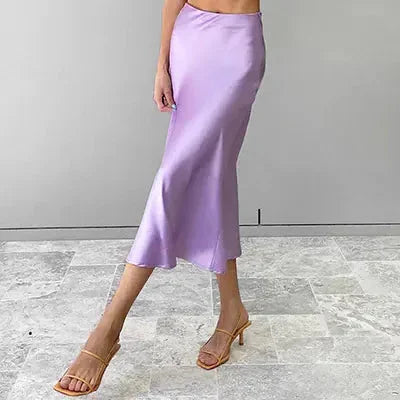 High-Waist A-Line Skirt ZENDROP